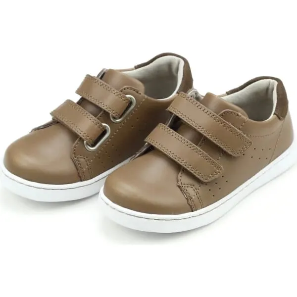 L'Amour Kyle Double Velcro Sneaker, Mocha