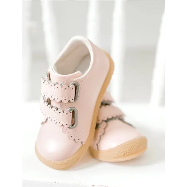 L'Amour Marisa Scalloped Sneaker, Pink