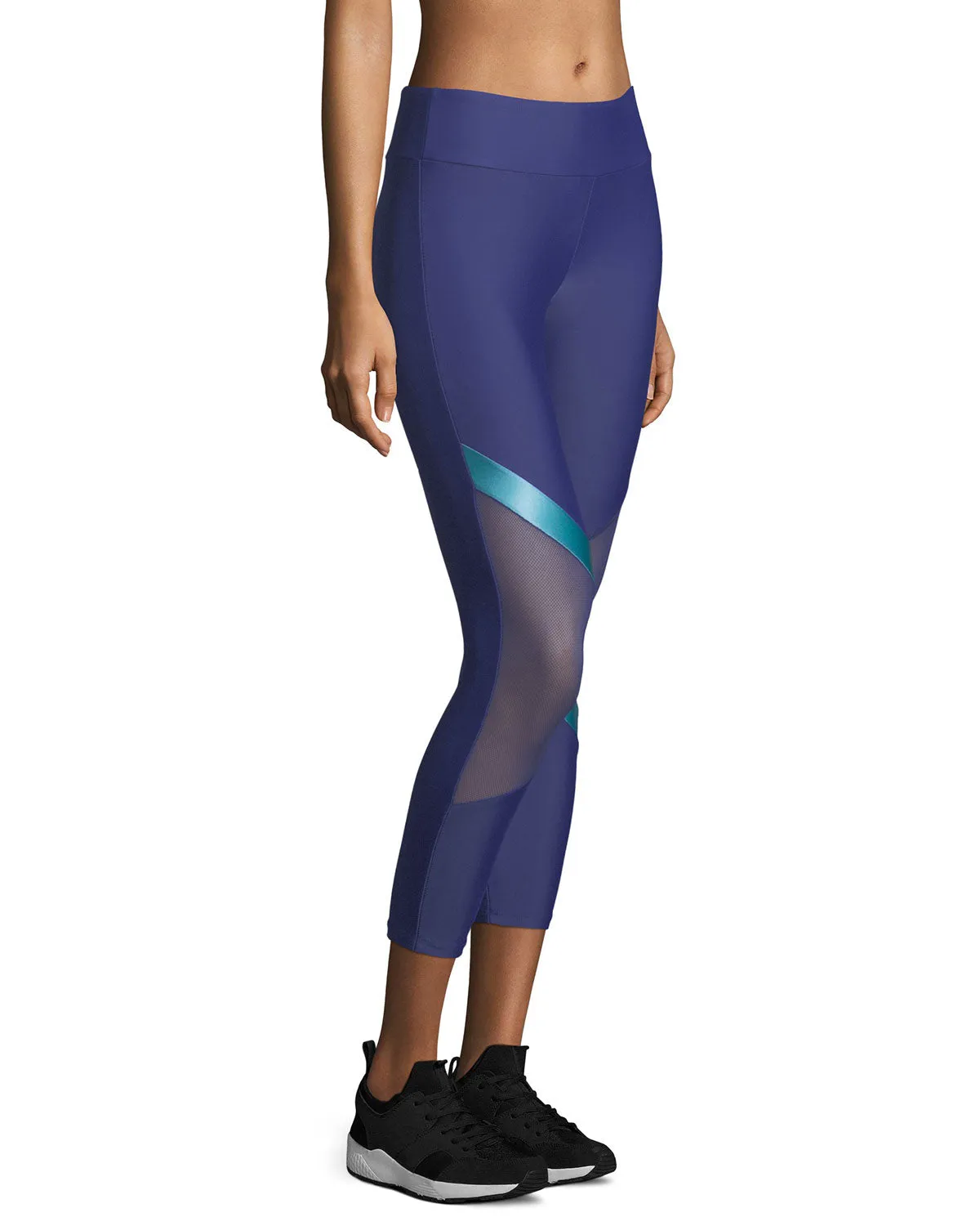 Lanston Jordan Inverse Legging Navy/Aqua