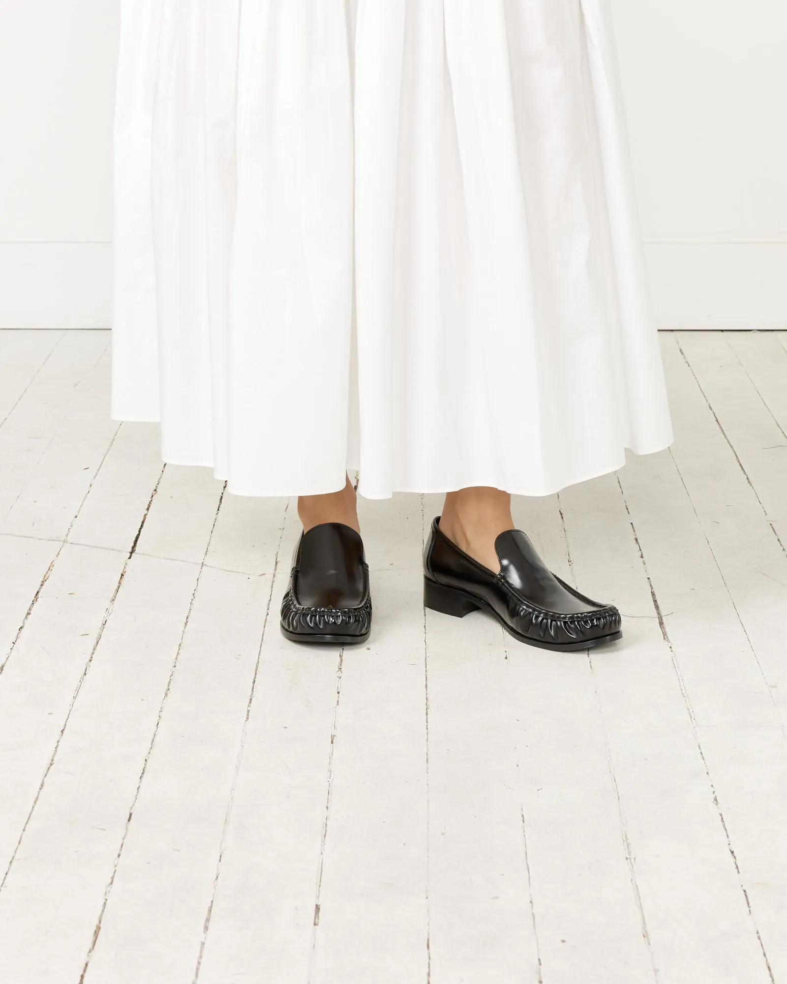 Leather Loafer in Black