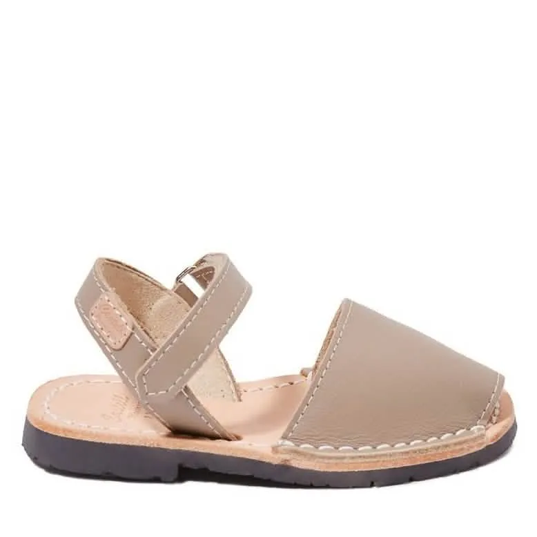 Leather Open Toe Menorcan Sandal For Kids - Iker 1002 Tuscany