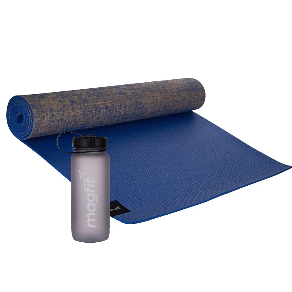 MagFit Jute Yoga Mat (5MM) + Twist Bottle