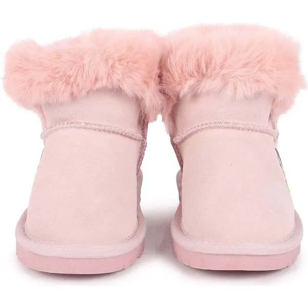 Master of Arts Mickey Faux Fur Boots, Pink