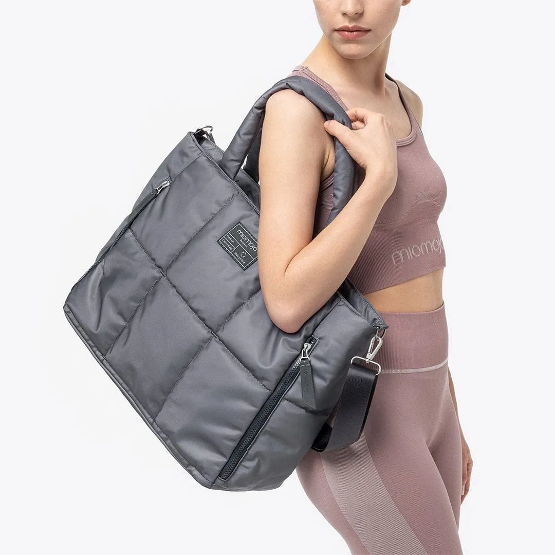 Melissa Recycled PET Vegan Yoga Tote | Graphite Grey