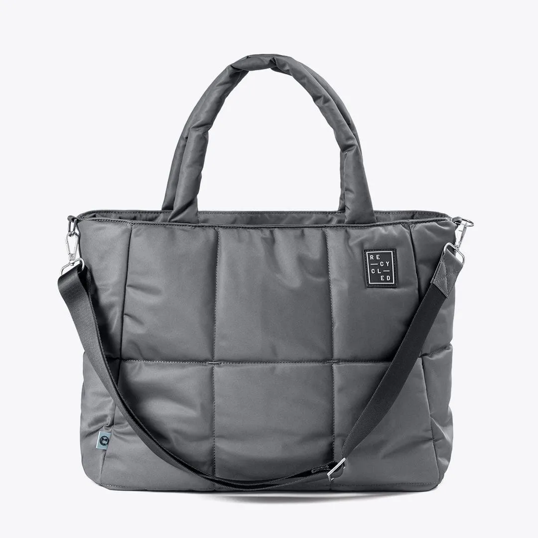 Melissa Recycled PET Vegan Yoga Tote | Graphite Grey