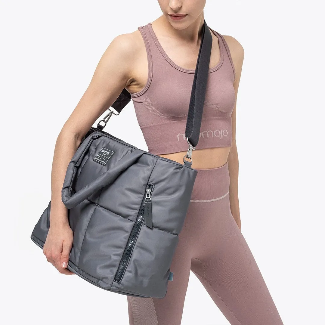 Melissa Recycled PET Vegan Yoga Tote | Graphite Grey