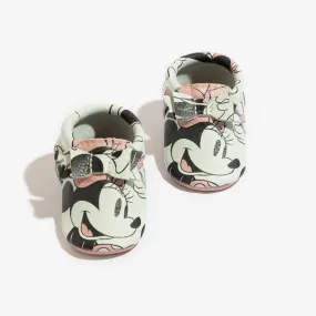 Minnie Mouse Bow Baby Shoe