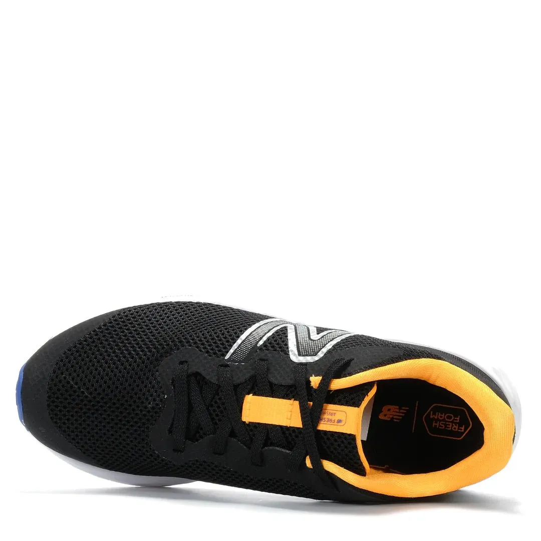 NEW BALANCE JUNIOR ARISHI V4 BLACK/ORANGE SHOE