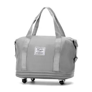 New Universal Wheel Travel Bag With Double-layer Dry And Wet Separation Fitness Yoga Shoulser Bags Sports Fitness Large Capacity