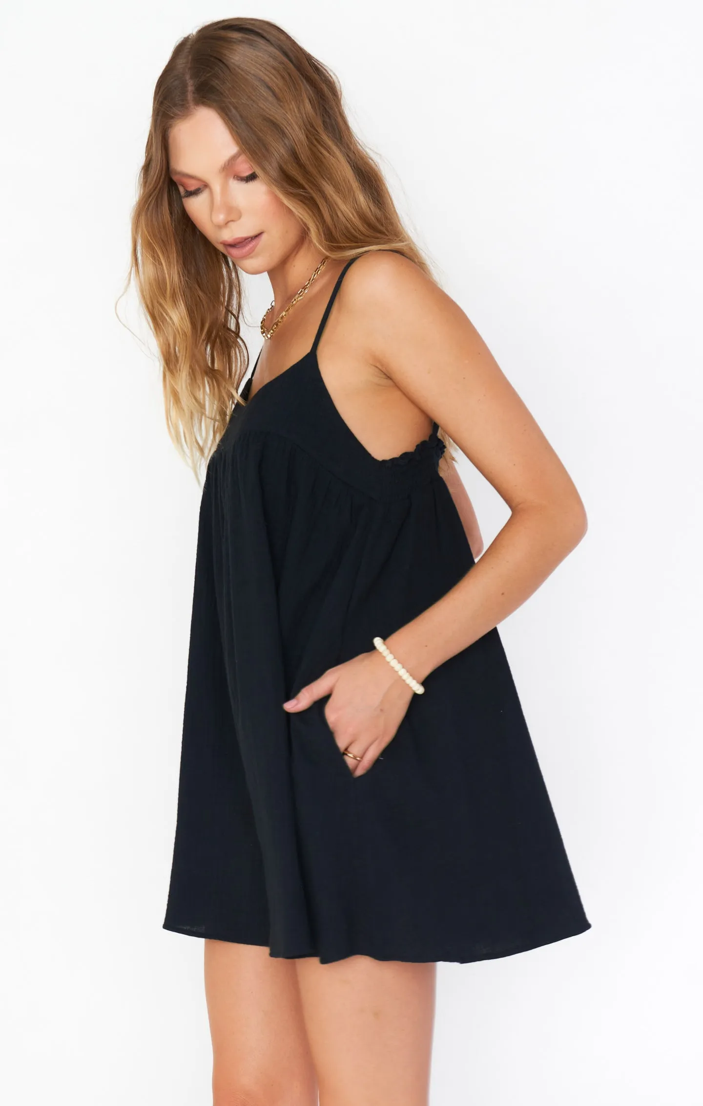 Oasis Mini Dress ~ Black