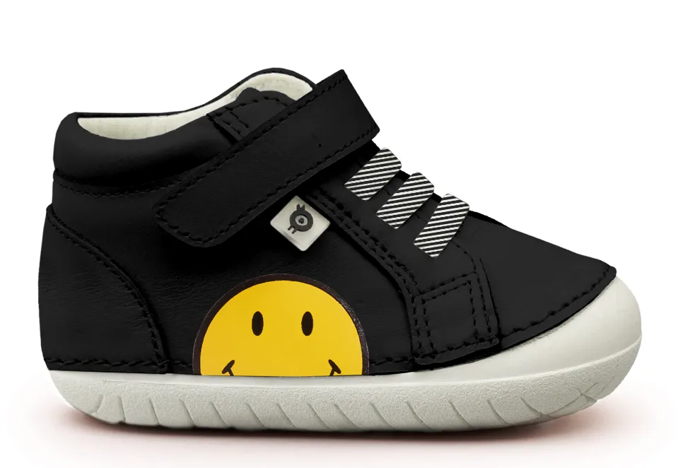 Old Soles Black Smile Baby Sneaker