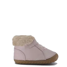 Old Soles Pink Fur Hightop Baby Sneaker