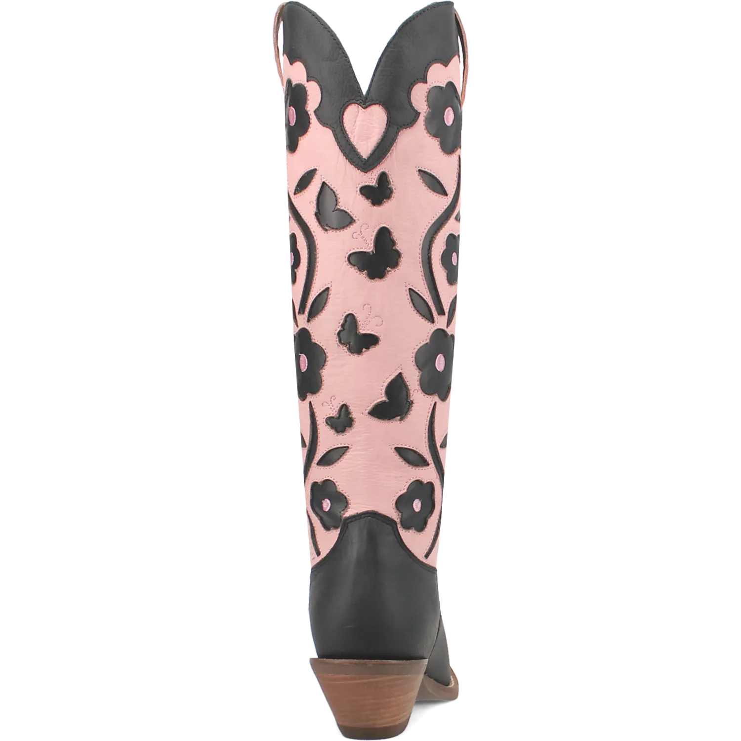 Online Exclusive | Dingo | Goodness Gracious Leather Boot in Black and Pink  **PREORDER