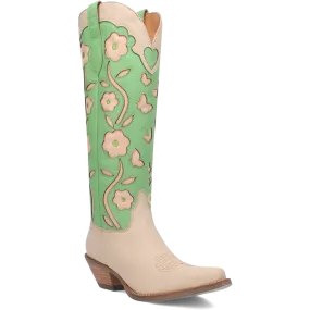 Online Exclusive | Dingo | Goodness Gracious Leather Boot in Sand and Green **PREORDER