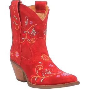 Online Exclusive | Dingo | Sugar Bug Leather Bootie in Red  **PREORDER