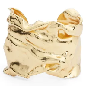 Organic Gold  Cuff - (gold or silver)