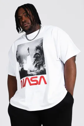 Plus Size Nasa Launch License T-shirt