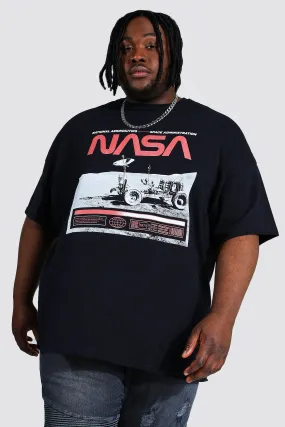 Plus Size Nasa Rover License T-shirt