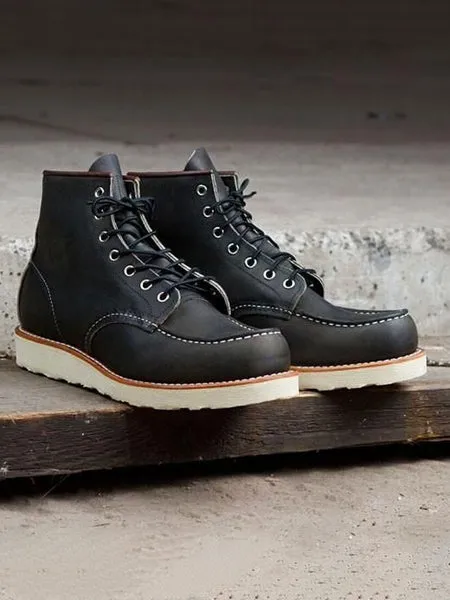 Red Wing 8890 Moc Toe Charcoal Boot