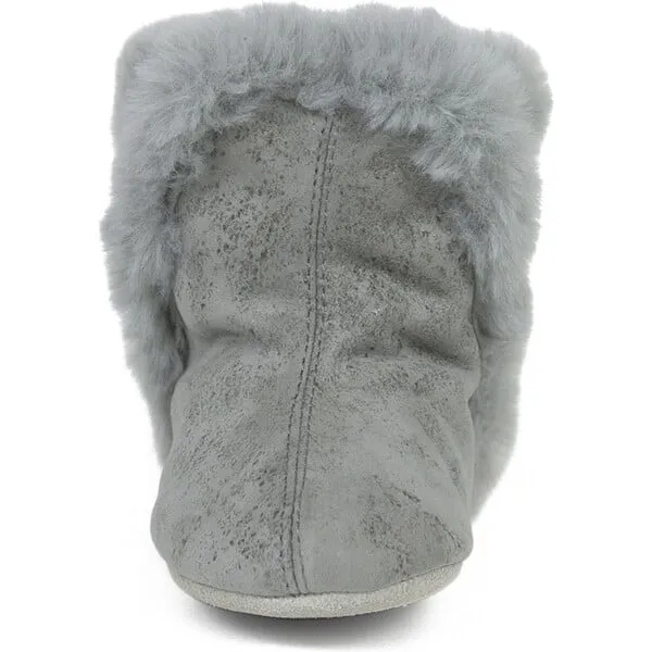 Robeez Classic Faux Fur Boots, Grey