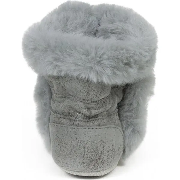 Robeez Classic Faux Fur Boots, Grey