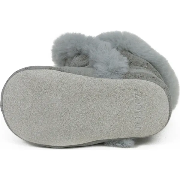 Robeez Classic Faux Fur Boots, Grey