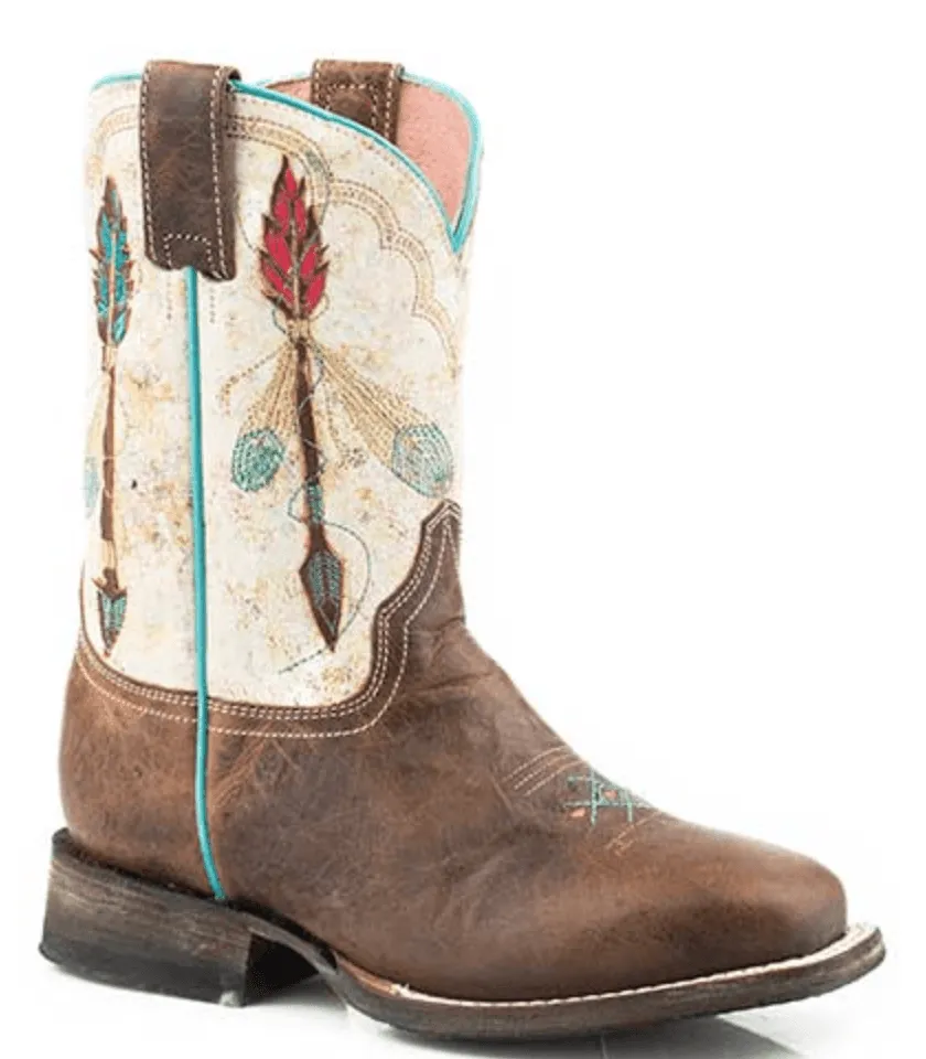 Roper Girl's Arrow Square Toe Cowgirl Boots 7023-8287