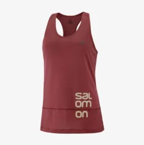 SALOMON Women's CROSS RUN GRAPHIC TANK