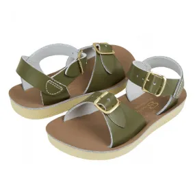 Salt Water Child Surfer Sandals Olive