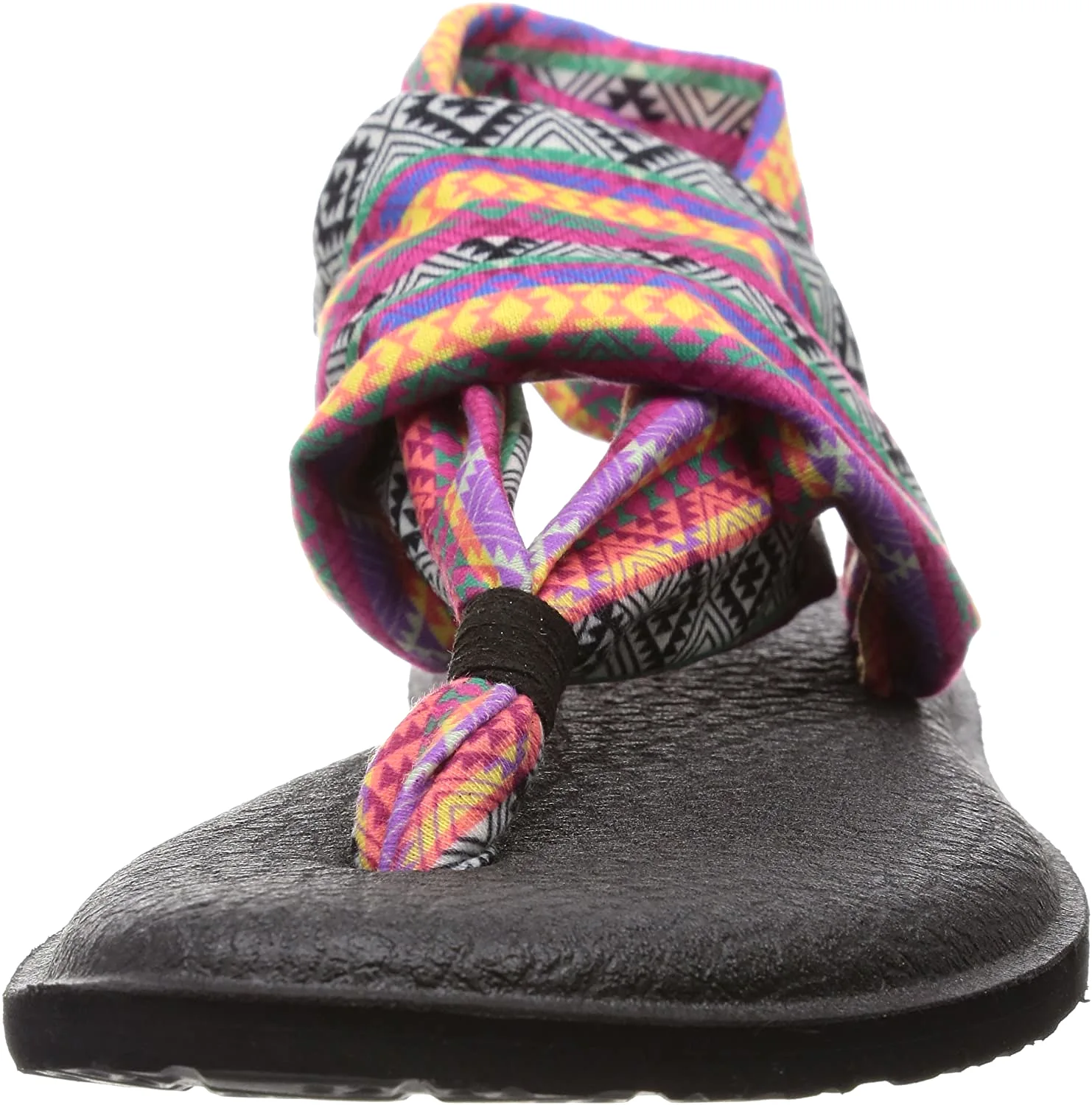 Sanuk Yoga Sling 2 Prints Magenta / Multi Tribal Stripe Sandals - Women's