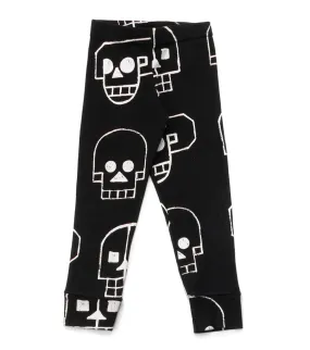 skull robot leggings