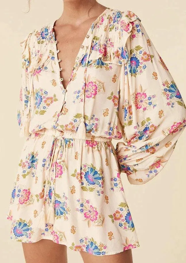 Solstice floral Print Romper