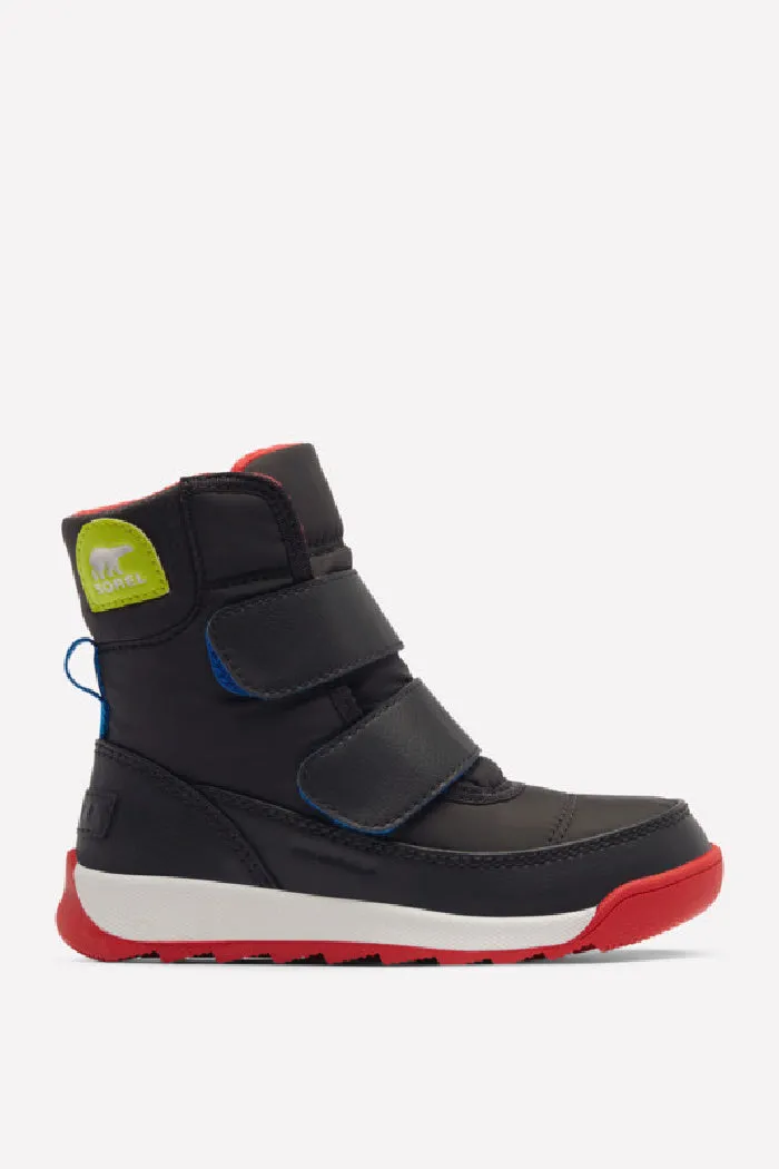 Sorel Boys Uniform Blue/ Cherrybomb Whitney II Strap WP