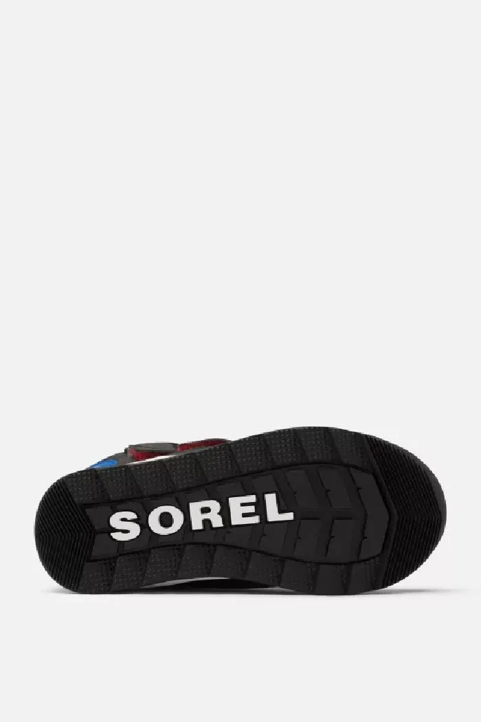 Sorel Boys Uniform Blue/ Cherrybomb Whitney II Strap WP