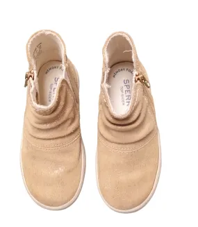 Sperry Toddler Girl Sneaker Glitter Gold