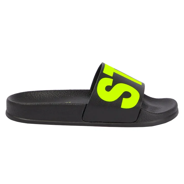 Stella McCartney Child Logo Slide Sandals Black