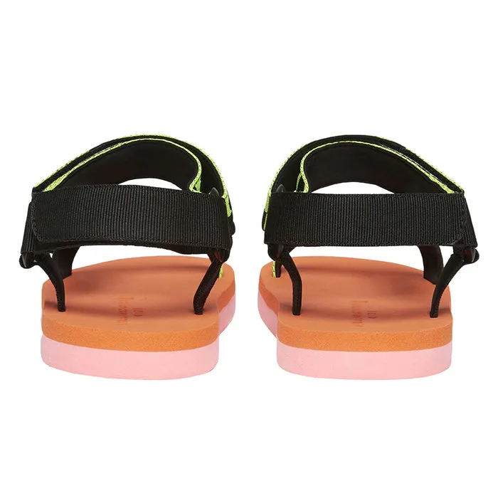 Stella McCartney Child Logo Tape Sandals Multicolour