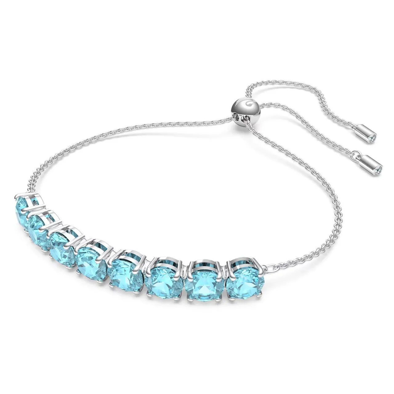 Swarovski Exalta Bracelet, Blue, Rhodium Plated -5643755