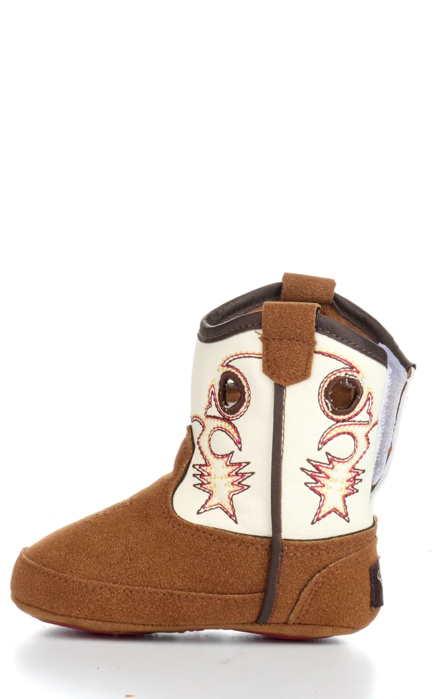 Twister Infant Baby Bucker Trey Tan and White Cowboy Boots