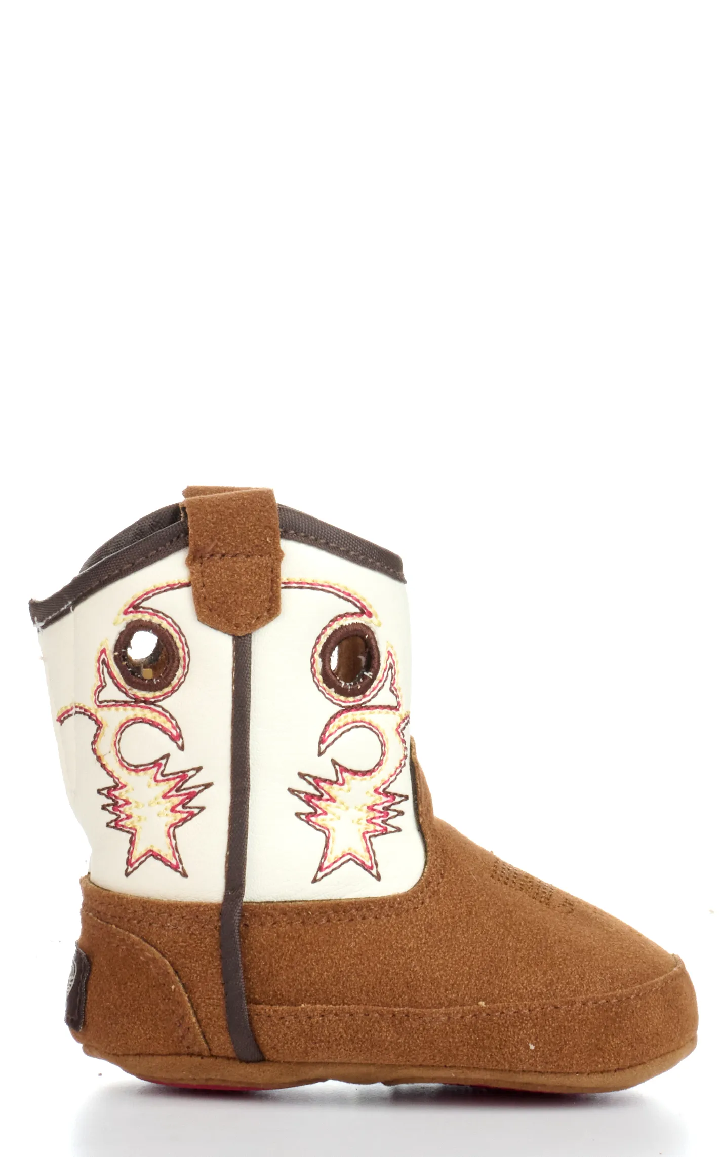 Twister Infant Baby Bucker Trey Tan and White Cowboy Boots