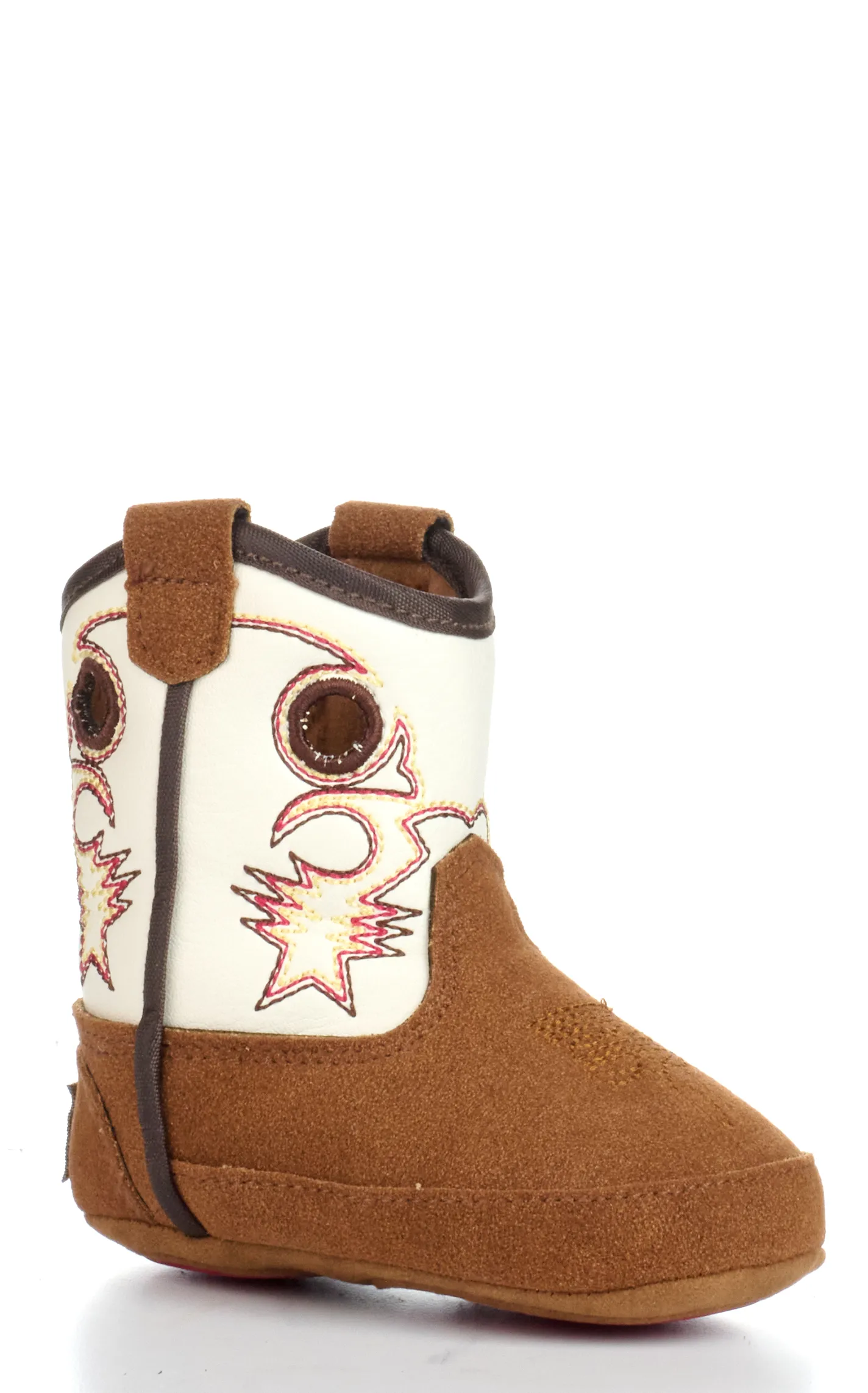 Twister Infant Baby Bucker Trey Tan and White Cowboy Boots