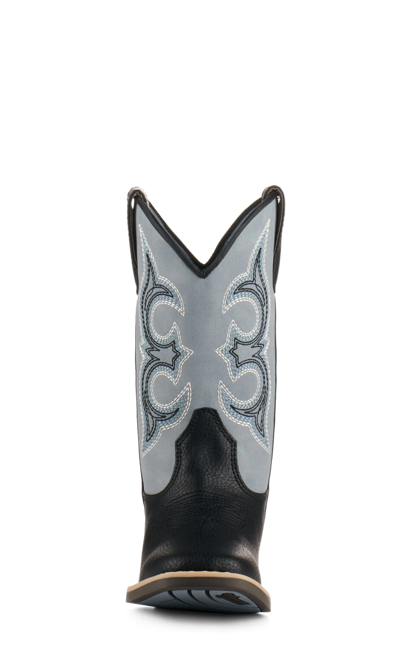 Twister Killian Black and Baby Blue Square Toe Cowboy Boots