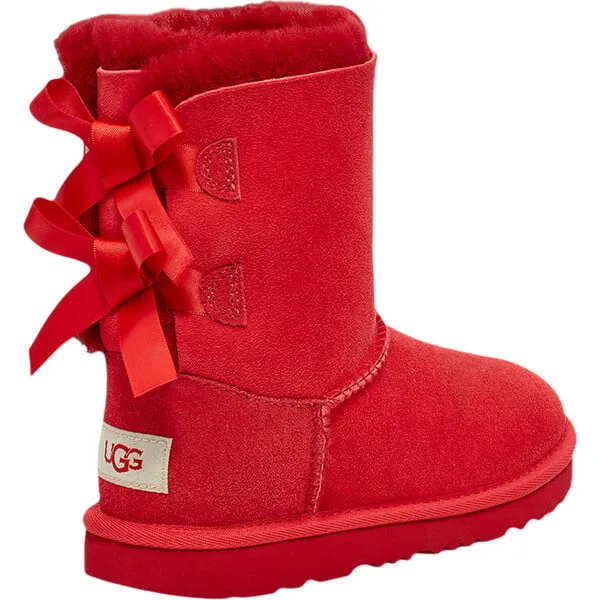 UGG Bailey Bow Toddler Winter Boots, Red