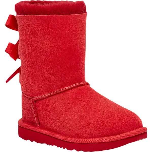 UGG Bailey Bow Toddler Winter Boots, Red