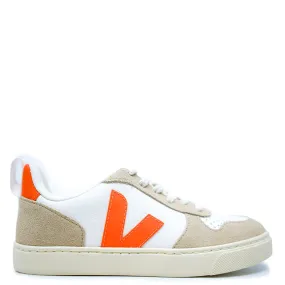 Veja White Fury Orange Lace Sneaker