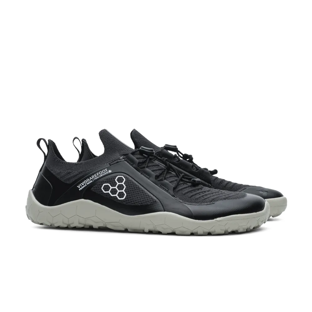 Vivobarefoot Primus Trail Knit FG Mens Obsidian/Pelican