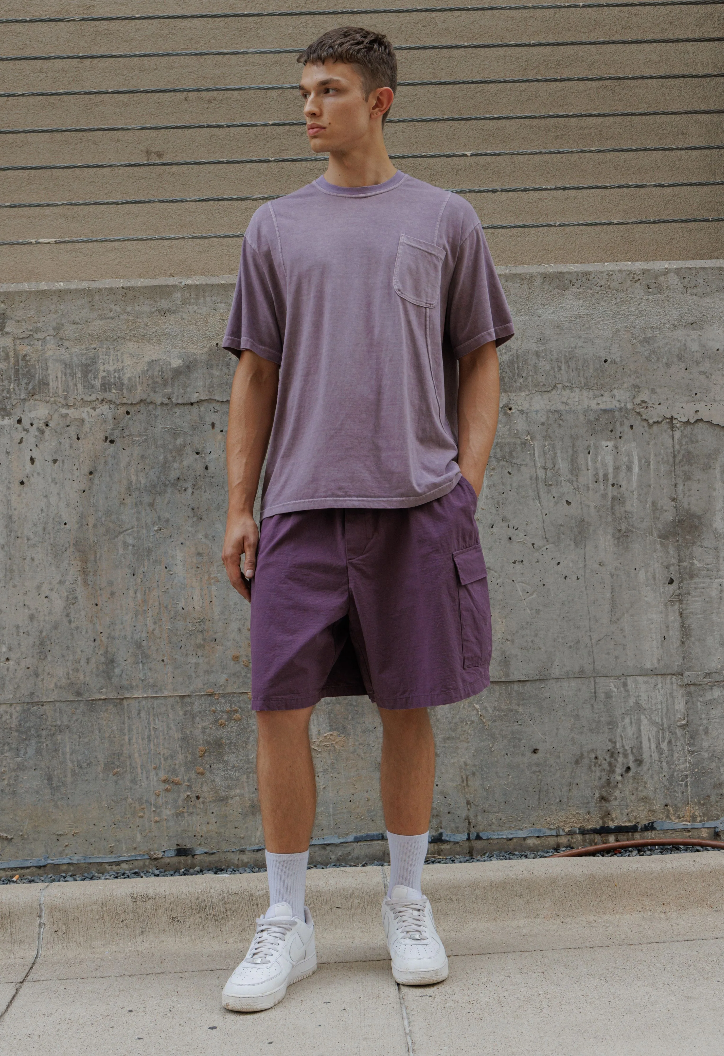 Wing T Shirt in Plum