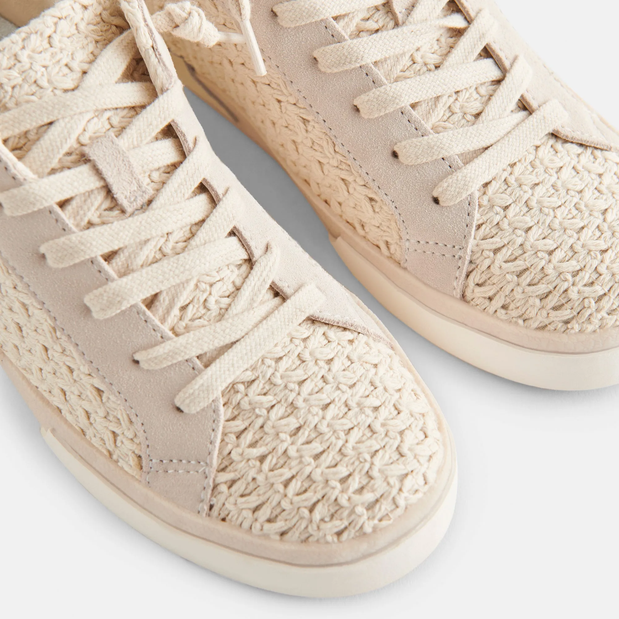 ZINA CROCHET SNEAKERS SANDSTONE CROCHET